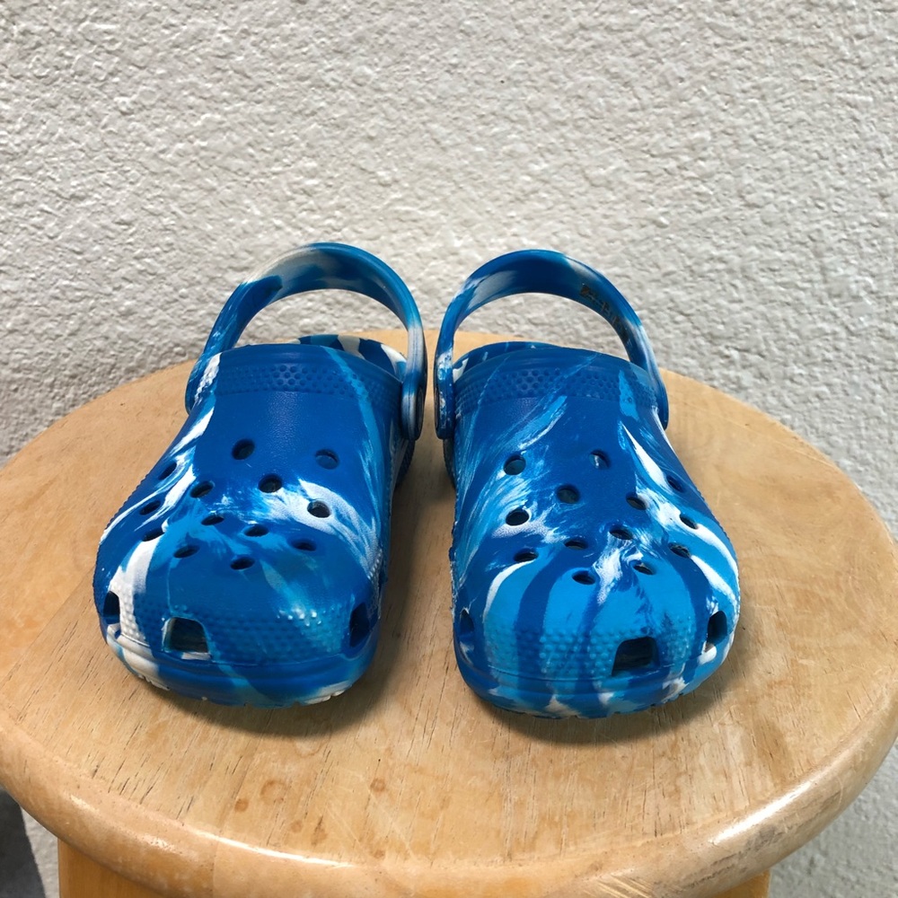 Crocs® Kids Classic Marbled Tie-Dye Clog